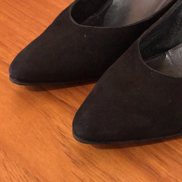 Vintage Bally black scalloped edge heels, super elegant, unsurpassed quality. - Picture 5 of 14